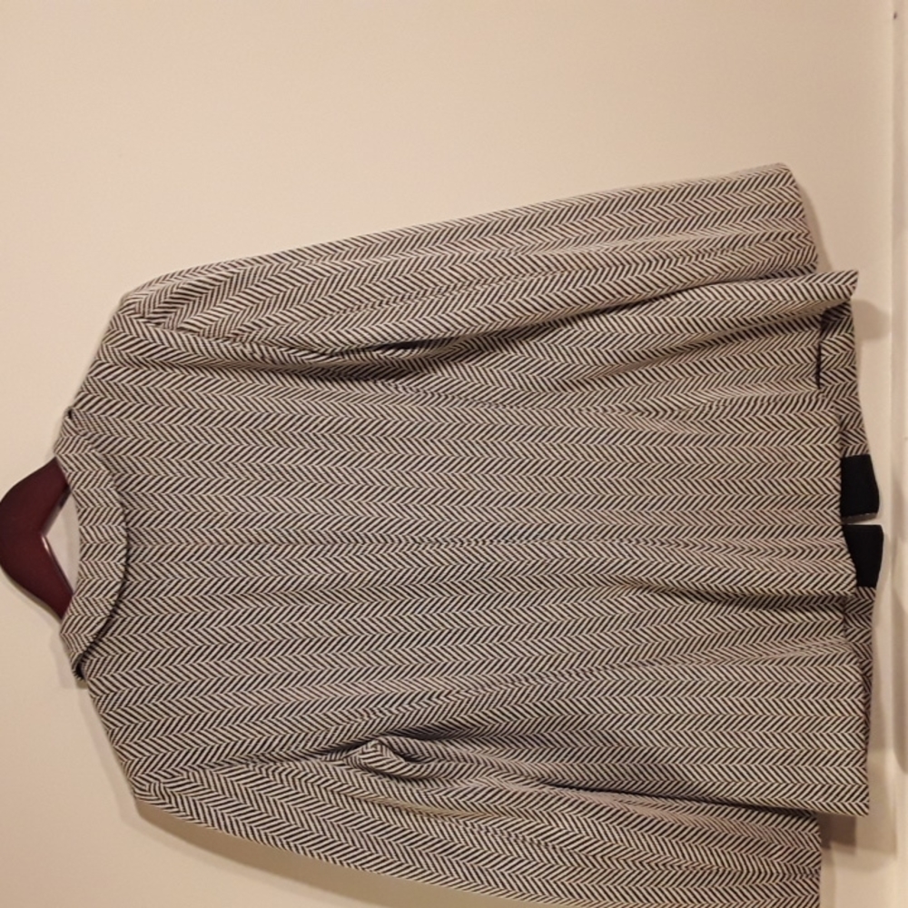 ARMANI COLLEZIONI black white houndstooth skirt suit 10 - Picture 3 of 6